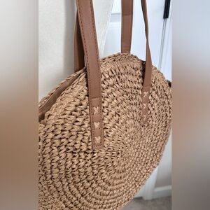 ROUND STRAW WOMEN’S HANDBAG/ TOTE LARGE